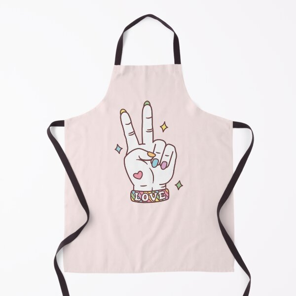 Item preview, Peace Hand Sign Rainbow Fingernails Pride designed and sold by SenkinGraphics.
