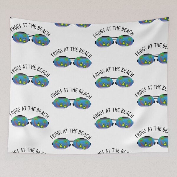 Item preview, FROGS AT THE BEACH. designed and sold by RG786.