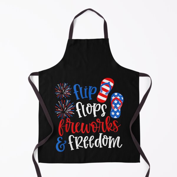 Item preview, Flip Flops Fireworks And Freedom 4th Of July Us Flag T Shirt designed and sold by Tourane-Navy.
