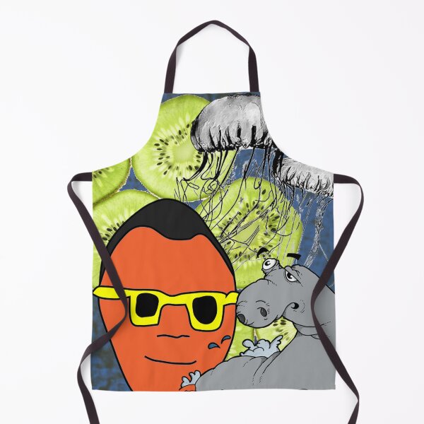 Item preview, Cool Guy With Glasses - Kiwi Fruit - Summer Pool Party designed and sold by The Red Nox.