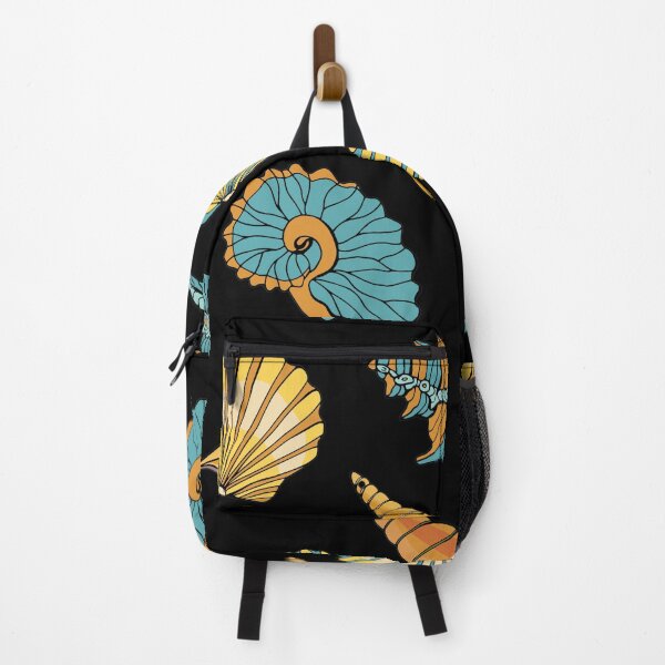 Item preview, Tropical shells in gold and blue designed and sold by FGCART.
