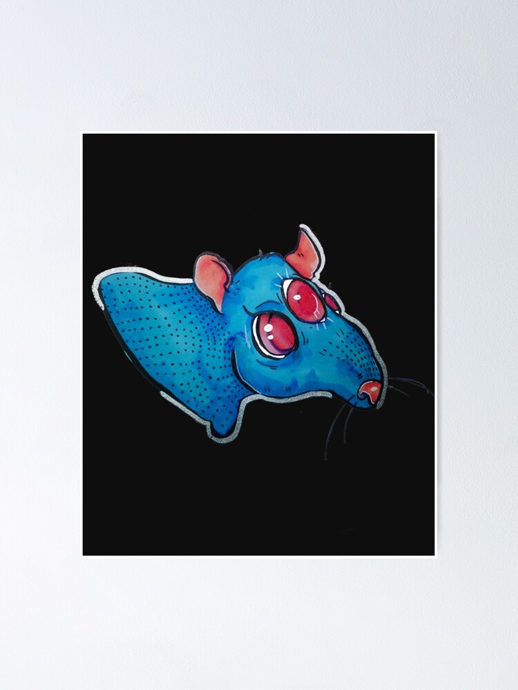 "ALIEN RAT " Poster for Sale by DangerDay | Redbubble