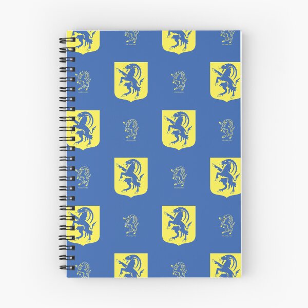 Item preview, Hälsingland Goat, Blue and Yellow Pattern (Sweden/ Svenska landskap) designed and sold by Landskapsbutiken .com.