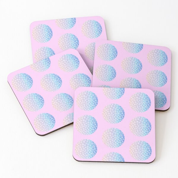 Item preview, Pale purple and pink circle pattern | pale purple and pink floral circle designed and sold by lausn.