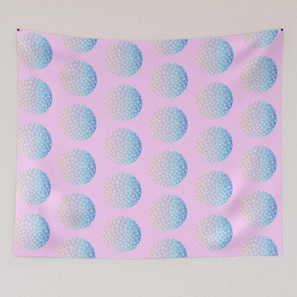 Item preview, Pale purple and pink circle pattern | pale purple and pink floral circle designed and sold by lausn.