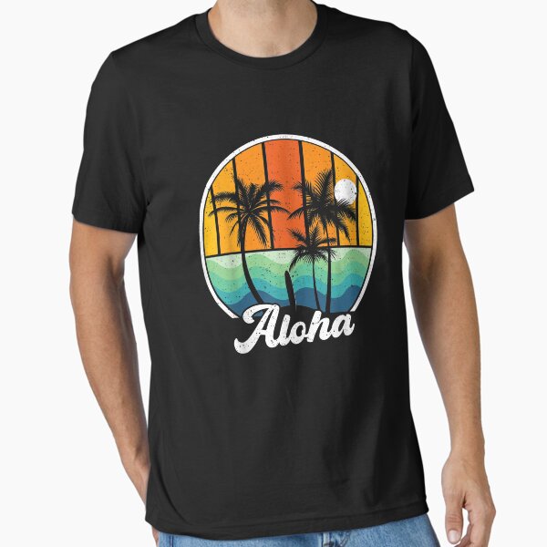 Item preview, Aloha Hawaii Hawaiian Shirts For Boys Girls Palm Tree Surf T-Shirt designed and sold by Tourane-Navy.