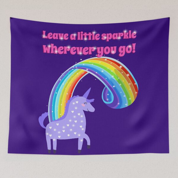 Item preview, Leave A Little Sparkle Wherever You Go designed and sold by BunnyThePainter.