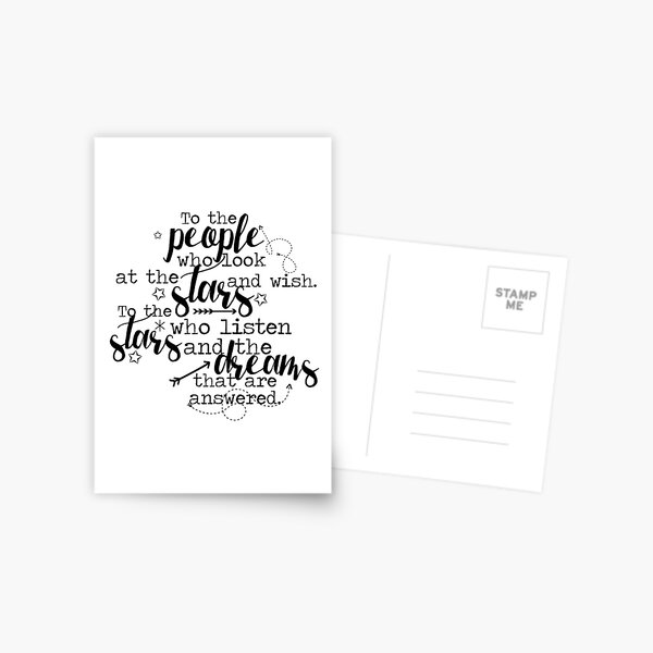 Rhysand and Feyre ACOMAF Postcard