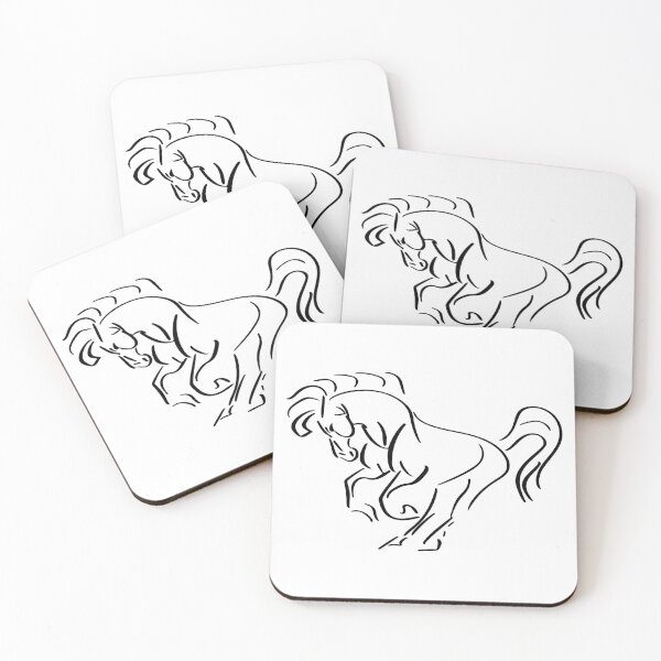 Item preview, Horse Line Art - Minimalist designed and sold by Lineart-Arts.