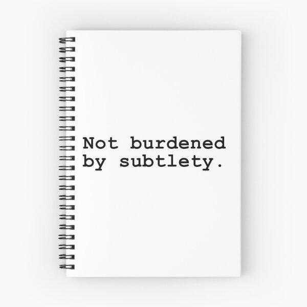 Item preview, Subtlety designed and sold by OneMoreWord.