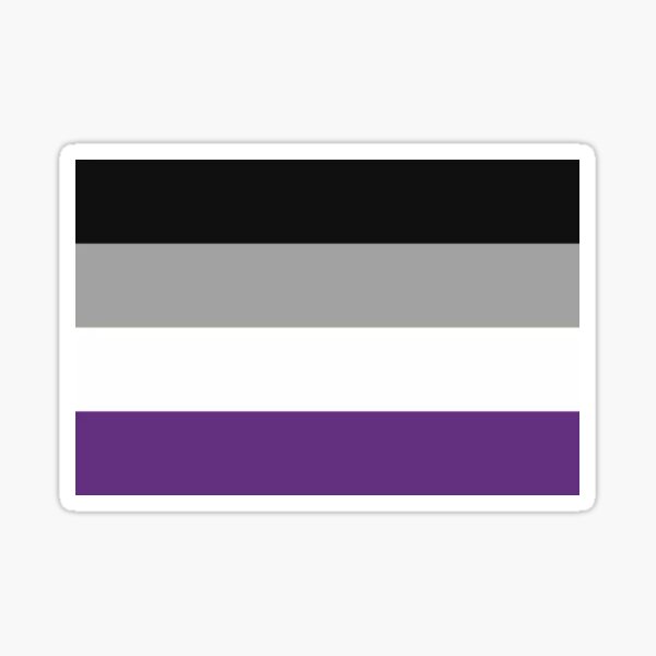 Asexual Pride Flag Sticker For Sale By Xsheals07 Redbubble