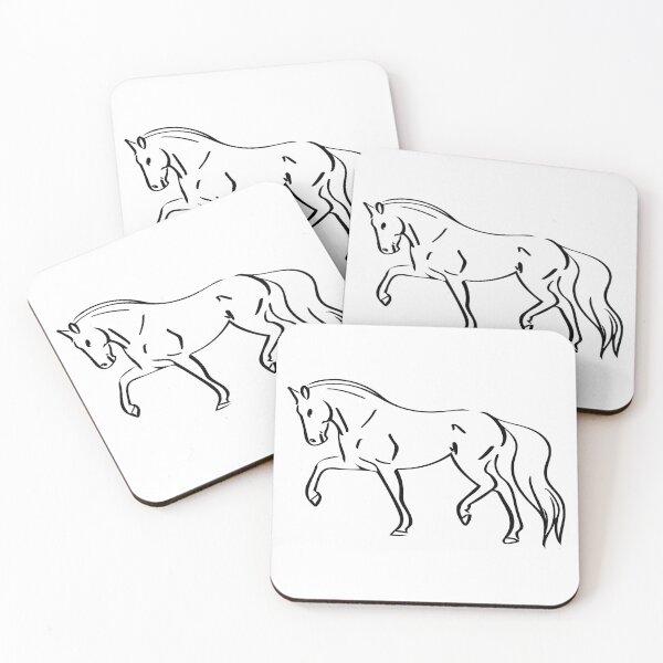 Item preview, Horse Line Art - Minimalist designed and sold by Lineart-Arts.