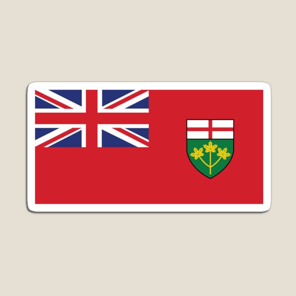 Item preview, Ontario Flag designed and sold by wickedcartoons.