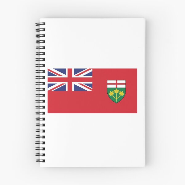 Item preview, Ontario Flag designed and sold by wickedcartoons.