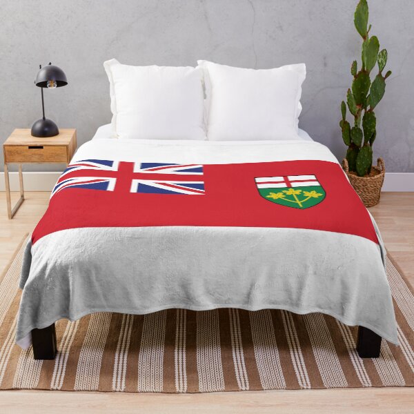 Item preview, Ontario Flag designed and sold by wickedcartoons.