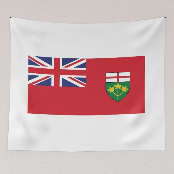 Item preview, Ontario Flag designed and sold by wickedcartoons.