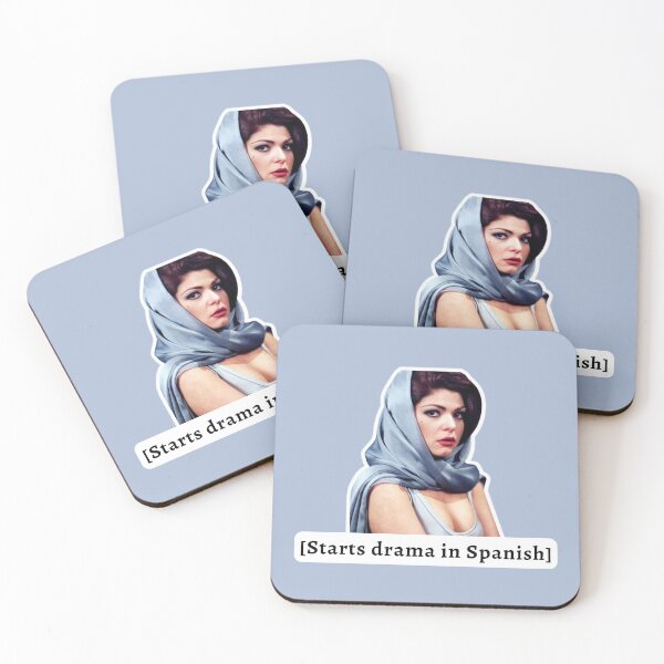 Item preview, Starts Drama in Spanish - Funny Soraya Montenegro Design designed and sold by AmphoraGhost.