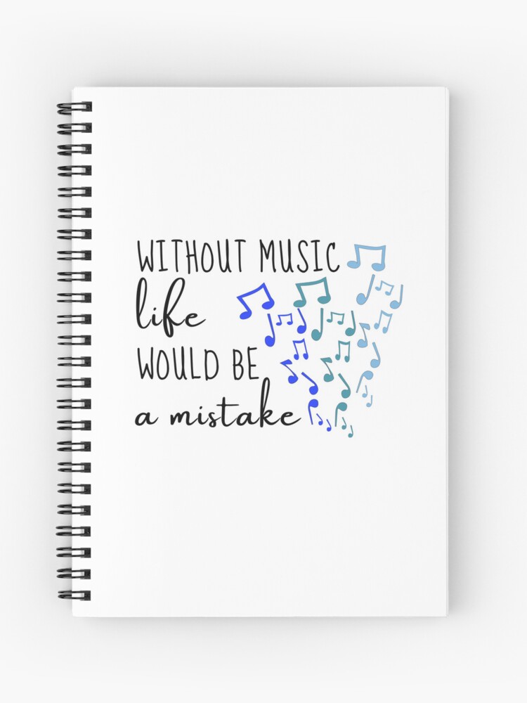 Thumbnail 1 of 3, Journal, Without music, life would be a mistake designed and sold by dechantsbirn.