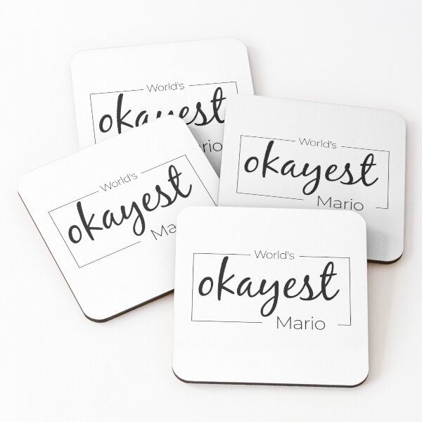 Item preview, World's Okayest Mario - Fanny Mario Name designed and sold by Alaa EROUIBI.