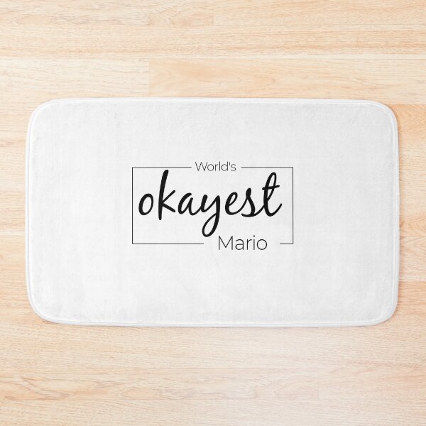 Item preview, World's Okayest Mario - Fanny Mario Name designed and sold by Alaa EROUIBI.