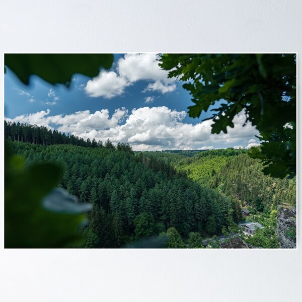 Item preview, Engelsley Panorama Monschau rock formation in summer designed and sold by xP42.