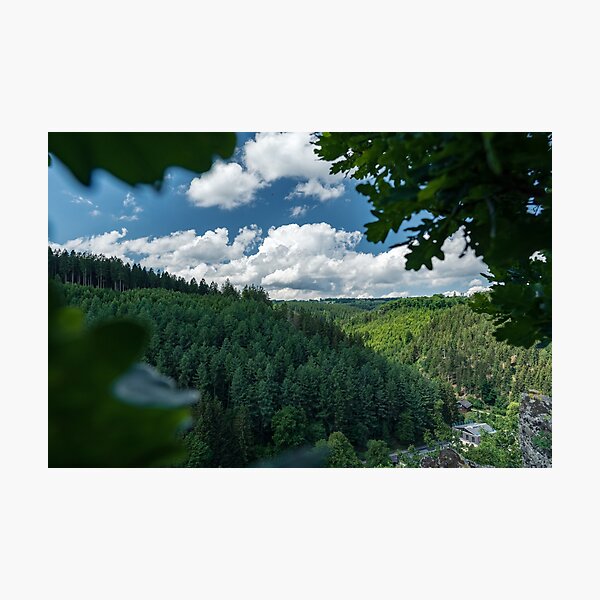Item preview, Engelsley Panorama Monschau rock formation in summer designed and sold by xP42.