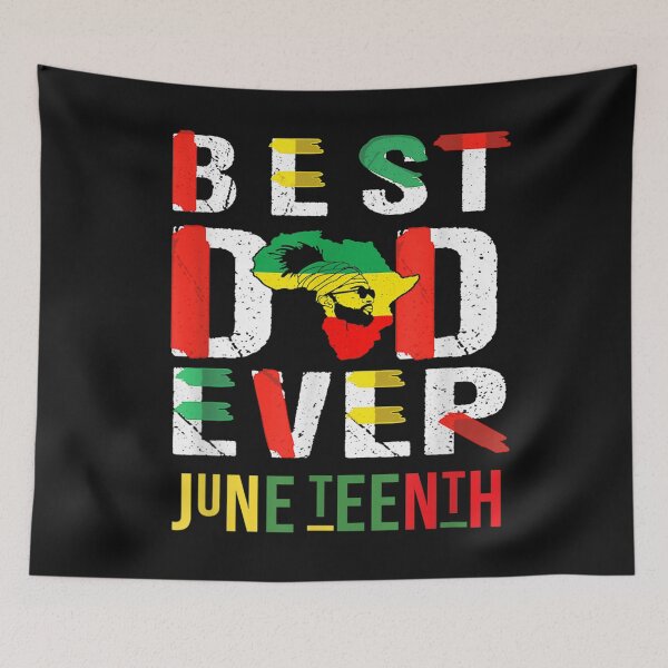 Item preview, Best Dad Ever Juneteenth June 19, 1865 T-Shirt designed and sold by Tourane-Navy.