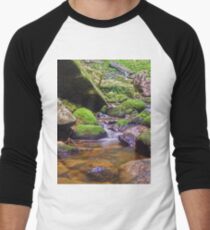 Relaxing long exposure Men's Baseball ¾ T-Shirt