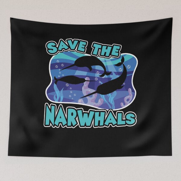 Item preview, Save The Narwhals designed and sold by UnknownArtistt.