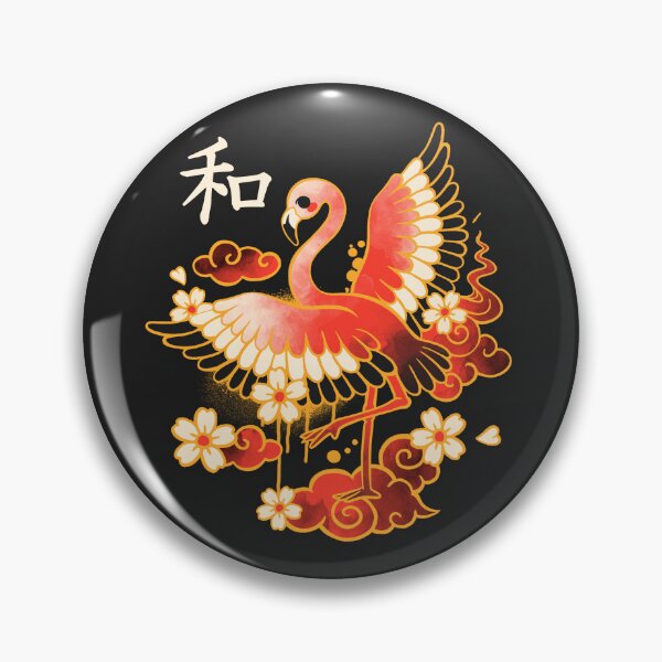 Item preview, Japanese Flamingo armony designed and sold by NemiMakeit.
