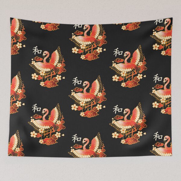 Item preview, Japanese Flamingo armony designed and sold by NemiMakeit.
