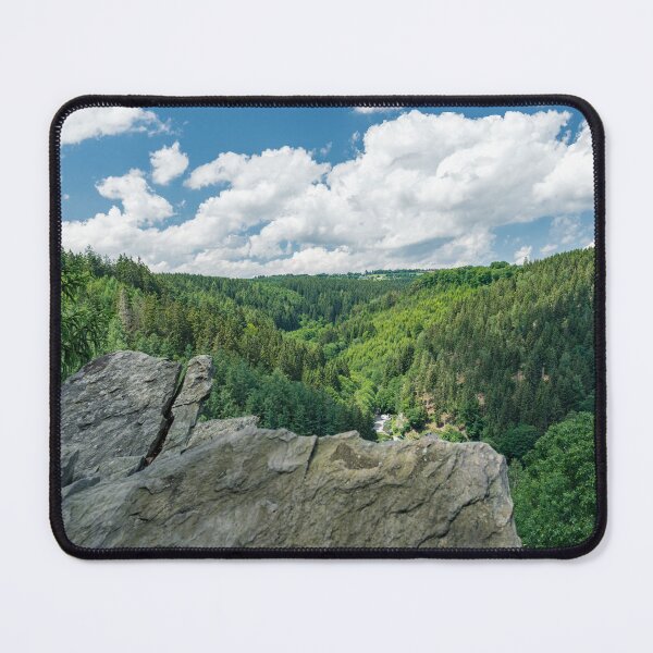 Item preview, Teufelsley Panorama Monschau rock formation in summer designed and sold by xP42.