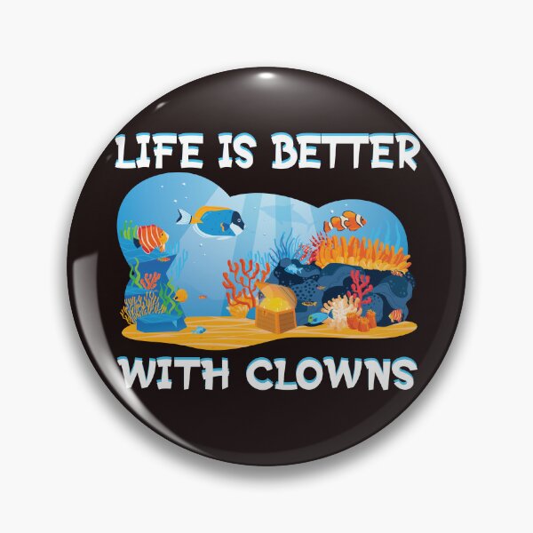 Item preview, Funny Saltwater Aquarium Aquarist Life Is Better With Clowns designed and sold by MarvSeel.