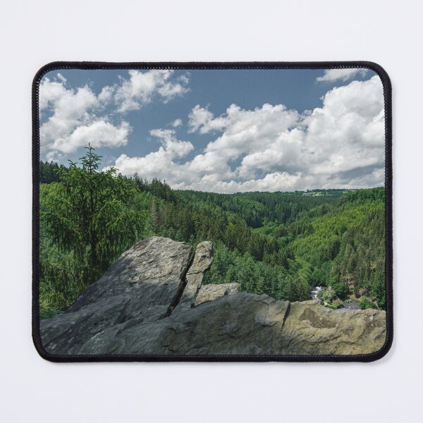 Item preview, Teufelsley Panorama Monschau rock formation in summer designed and sold by xP42.