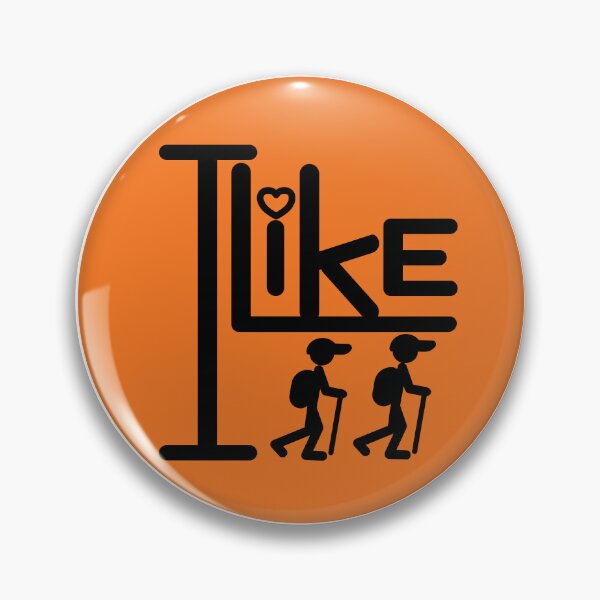 Item preview, I like hiking. designed and sold by SunriseD.