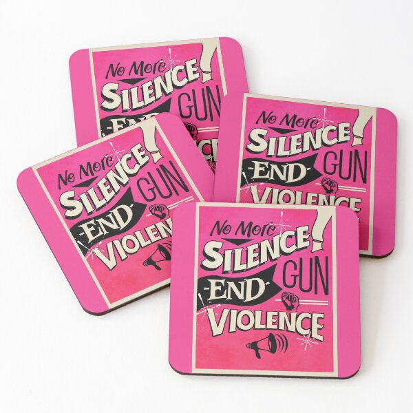 Item preview, No More Silence. End Gun Violence designed and sold by PoliticsPrint.