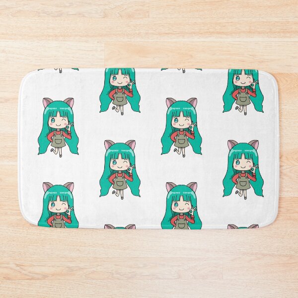 Item preview, cute green haired girl 1 designed and sold by domenut1234.