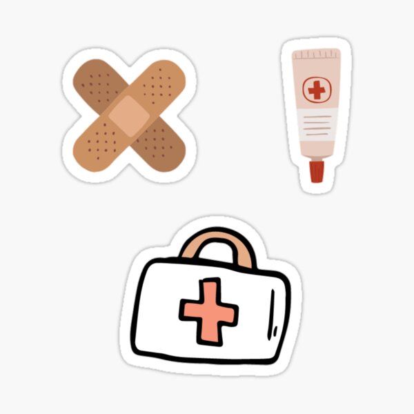 Wilderness First Aid Certified 3”Patch and Vinyl Sticker Decal Set