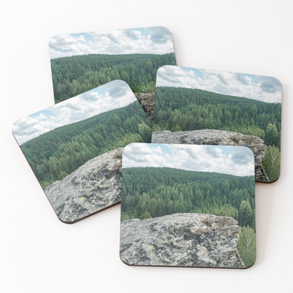 Item preview, Ehrensteinley Panorama Monschau rock formation in summer designed and sold by xP42.
