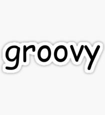 groovy Sticker