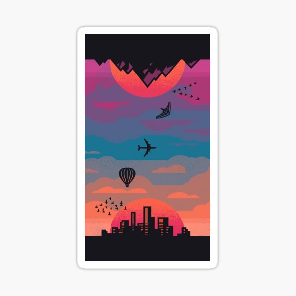 Sunrise to Sunset Sticker