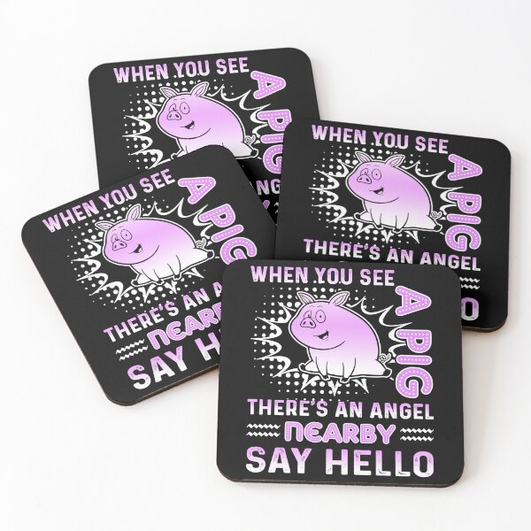 Item preview, When You See A Pig There's An Angel Nearby Say Hello designed and sold by UnknownArtistt.