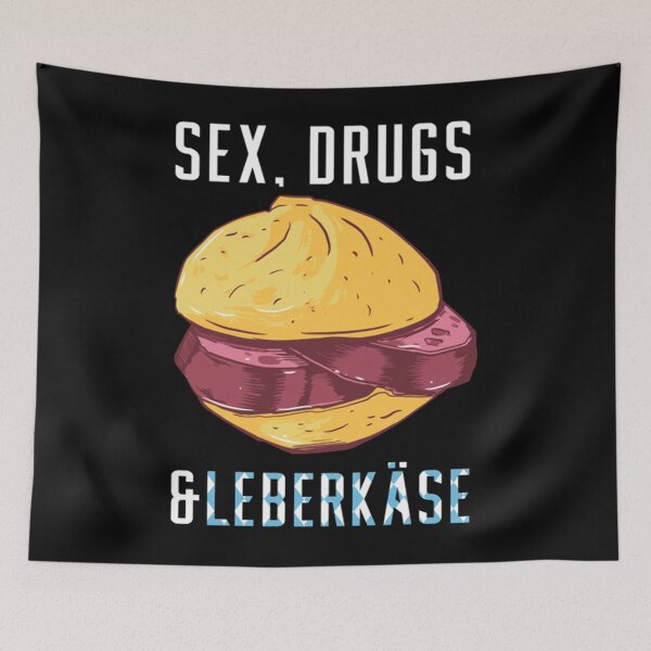 Item preview, Bayern T-ShirtSex, Drugs & Leberkäse - Bayern Edition  designed and sold by ScottEva.