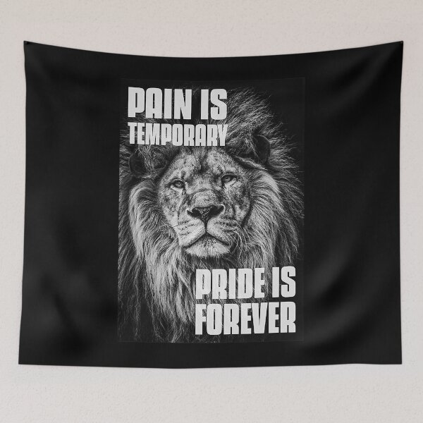 Item preview, Pain Is Temporary Pride Is Forever Motivational Gym designed and sold by Xtjjae.
