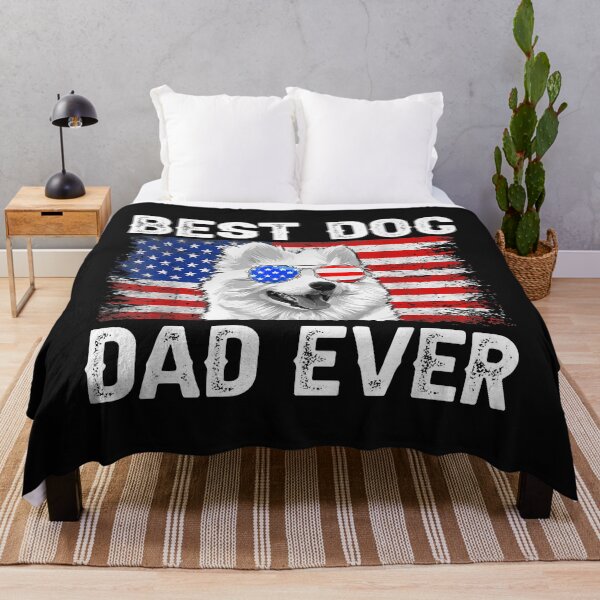 Item preview, Mens Best American Eskimo Dad Ever American Flag 4th of July designed and sold by Evrard122344.