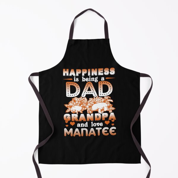 Item preview, Happiness Is Being A Dad Grandpa And Love Manatee designed and sold by UnknownArtistt.