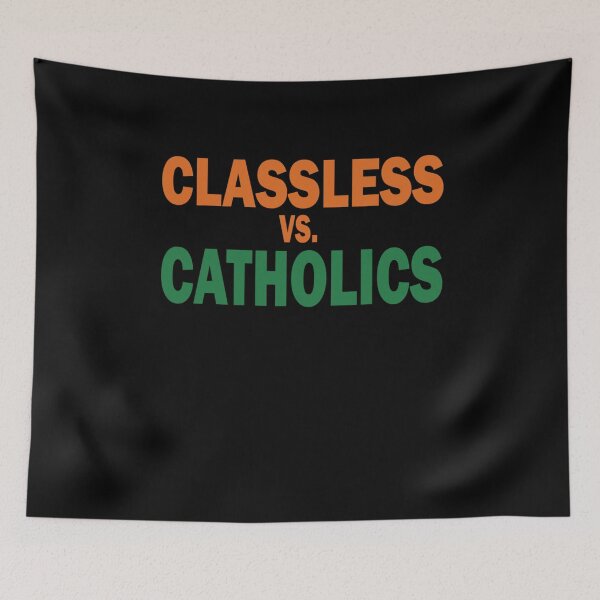 Item preview, Classless vs Catholics Baseball designed and sold by dickvusqr.