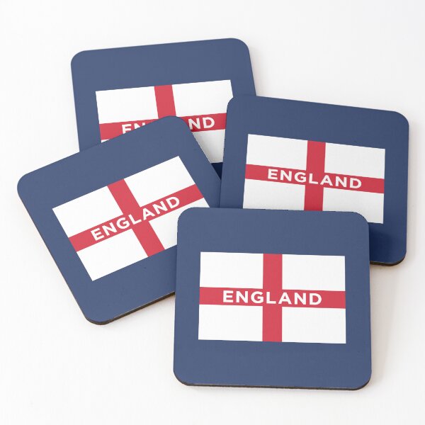 Item preview, England Flag With Text (On Blue) designed and sold by STUDIO-72.