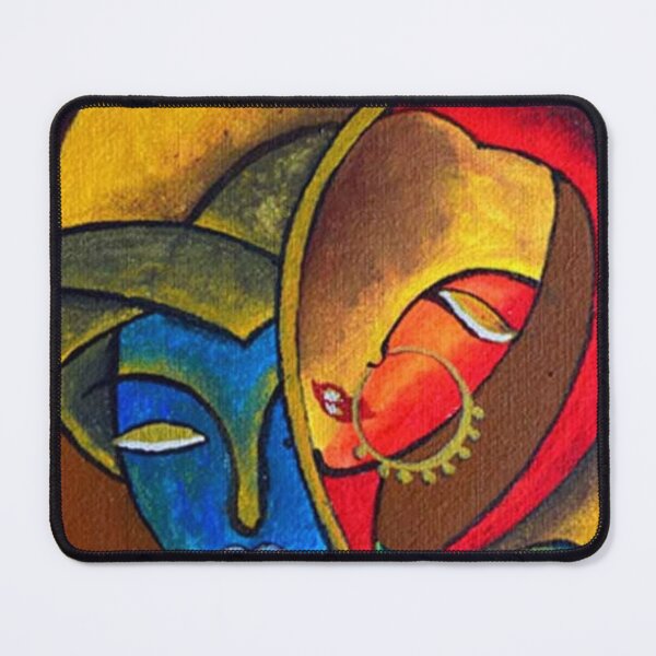 Item preview, Indian man & woman painting designed and sold by Spectra12.