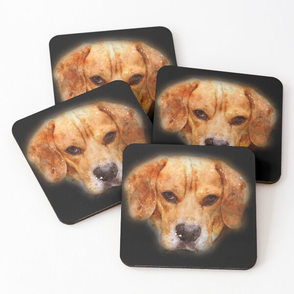 Item preview, Cute Beagle watercolour effect designed and sold by Gerald Waters.